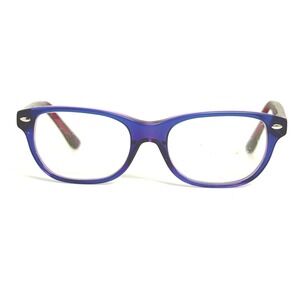 Ray-Ban Eyeglasses RB 1555 3666 Purple Blue Gradient Rectangular Frames 48-16